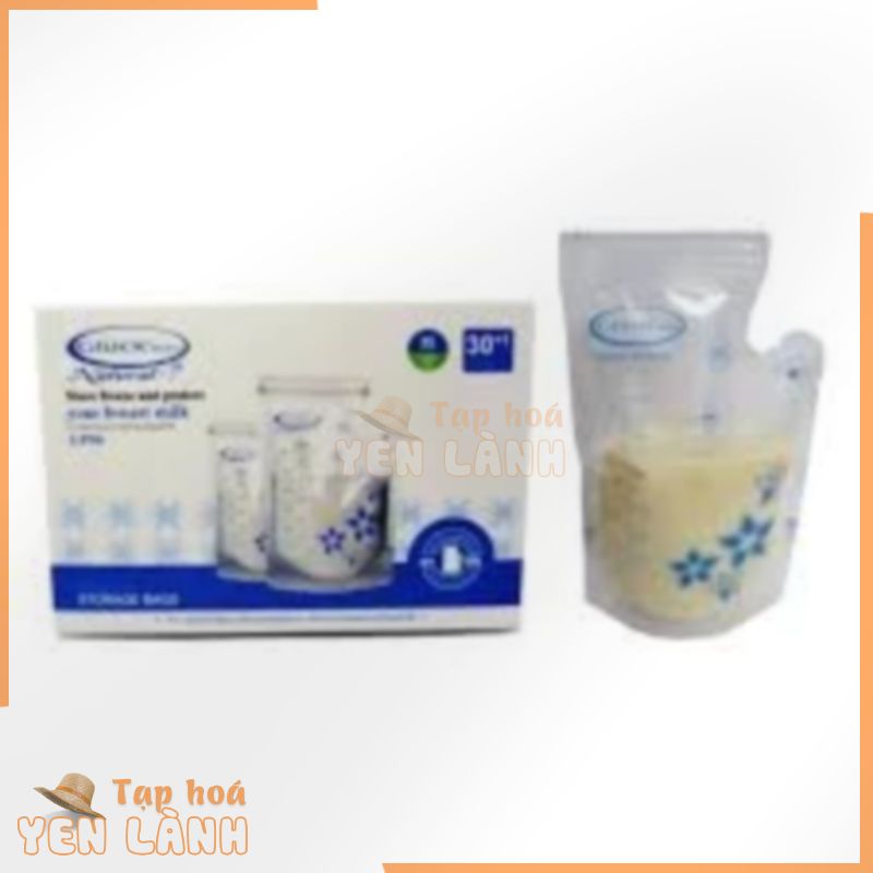 Túi trữ sữa mẹ Gluck Baby (30 túi, 50 túi/ hộp) 250ml