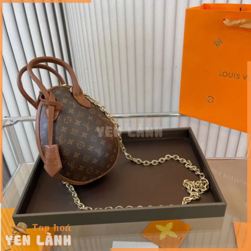 Hàng Có Sẵn Giao Hàng Louis Vuitton Túi Xách Đeo Vai / Đeo Chéo Hình Trứng Khủng Long LV Cho Nữ