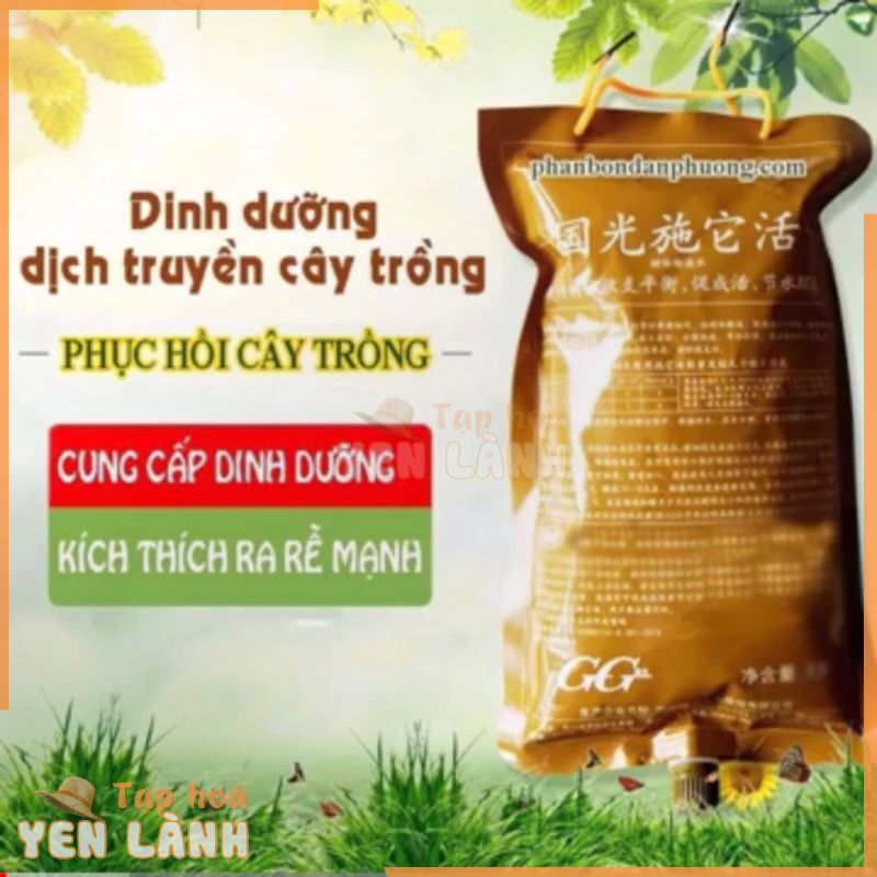 Túi truyền dịch cây, phục hồi cây suy yếu