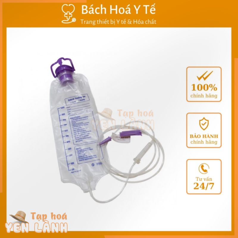 Túi truyền dịch cà phê Enema, túi thải độc đại tràng, an toàn tiệt trùng