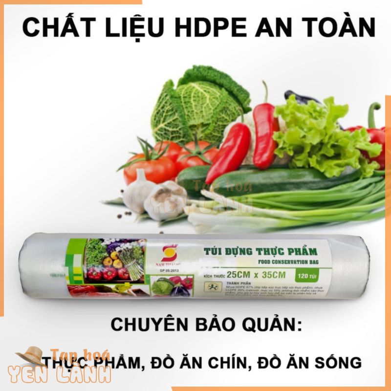 TÚI ĐỰNG THỰC PHẨM – tự hủy sinh học (Hàng cty Nam Thái Sơn)