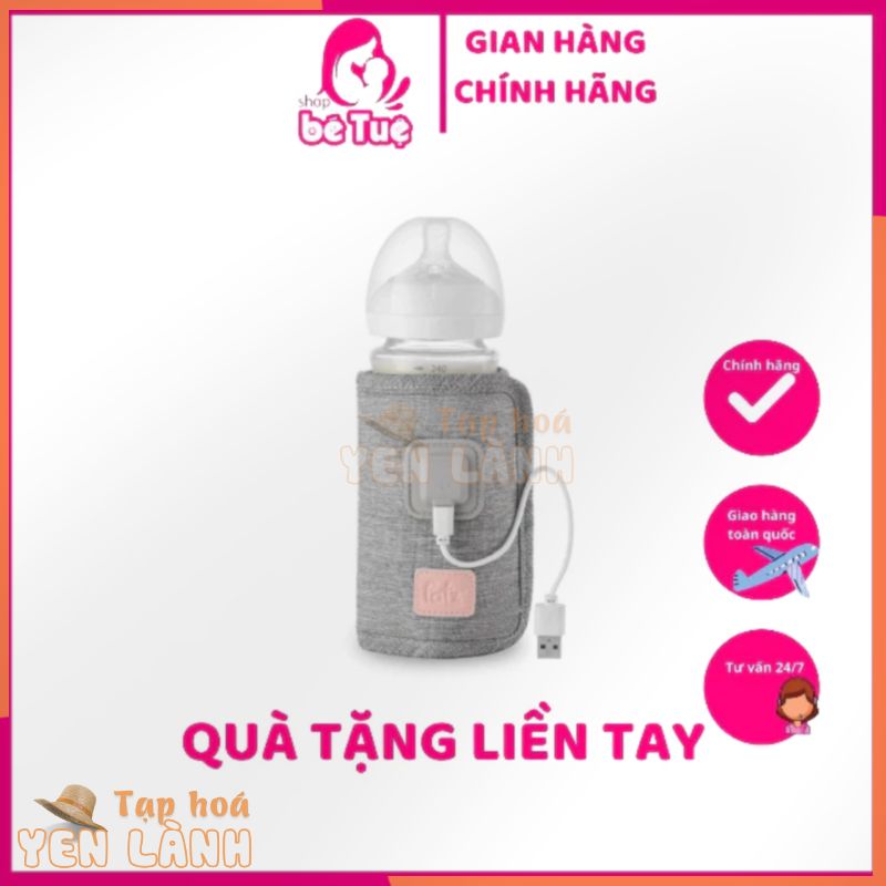 Túi vải ủ ấm bình sữa / Dụng cụ hâm sữa du lịch cầm tay FatzBaby – Fatz Ready 1 – giữ nhiệt làm ấm nóng – FB3101TN