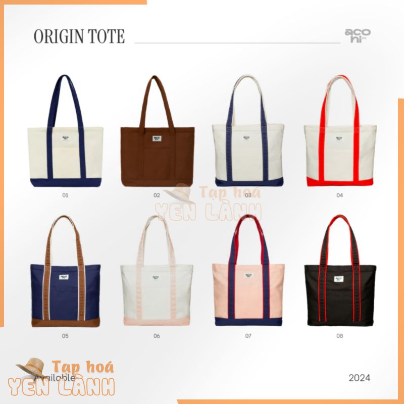 TÚI VẢI CANVAS ACOHI ORIGIN TOTEBAG