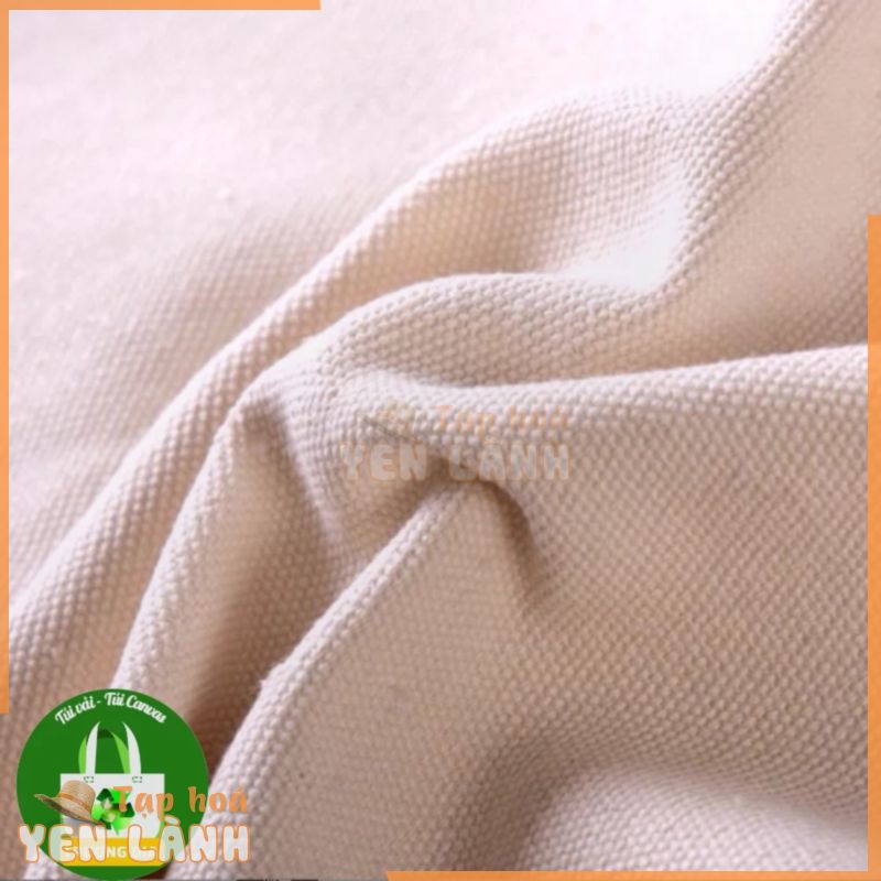 Bán buôn 100% COTTON CANVAS FABRIC 225GSM vải thô Vải Bố Vải canvas Màu Be Mộc vải cotton tái chế không thấm nước