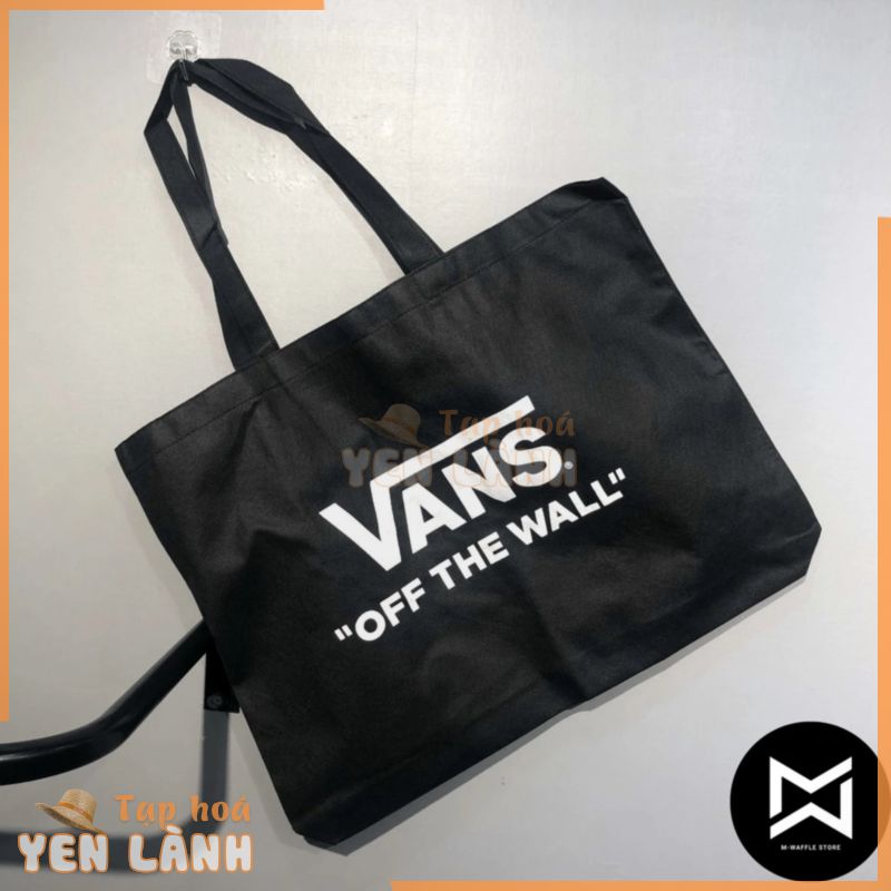 ( ́   ̃ ) Túi Vải Tote Vans Cực Đẹp – Kích thước lớn đựng được nhiều đồ đạc