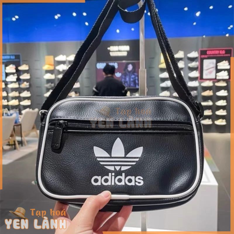 Túi xách nữ Adidas Originals Túi điện thoại di động đơn giản Túi thắt lưng Túi đeo chéo Túi đeo vai nam