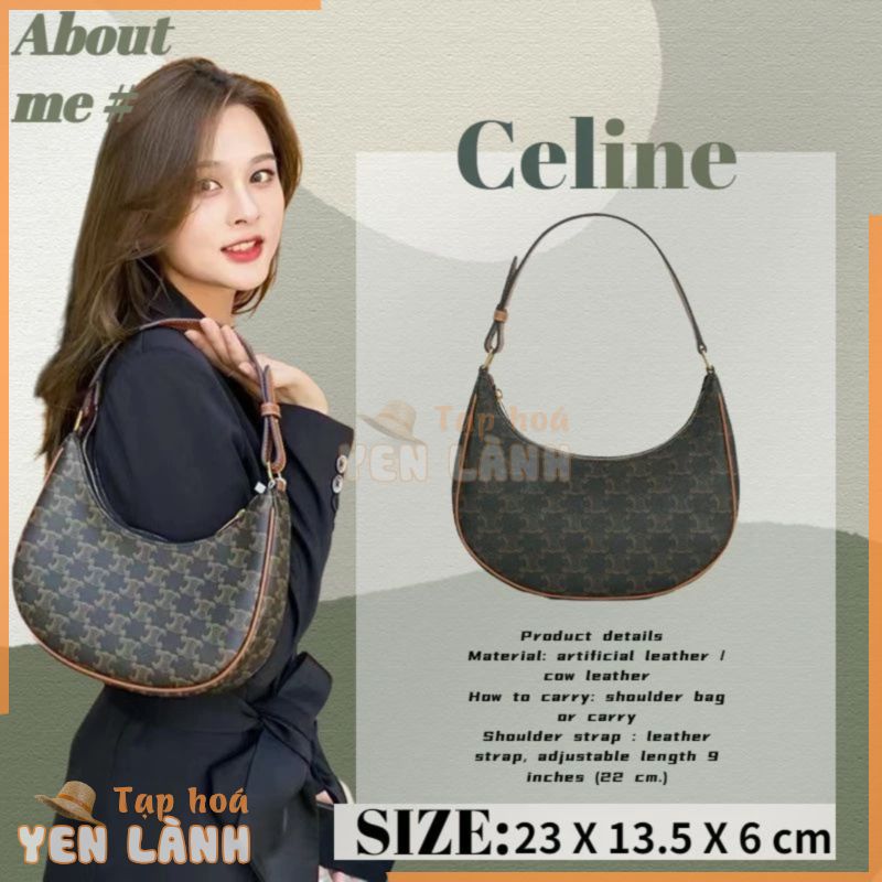 Túi xách mùa hè Celine AVA túi đeo vai nữ 23cm/túi nách nữ/kiểu bán chạy