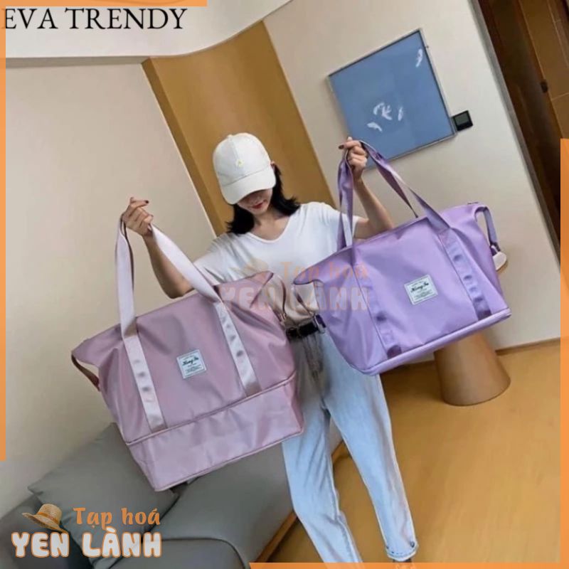 [HCM] Túi Xách Du Lịch EVATRENDY Cỡ Lớn 2 Tầng Đa Năng Nam Nữ TX027 Bag Da