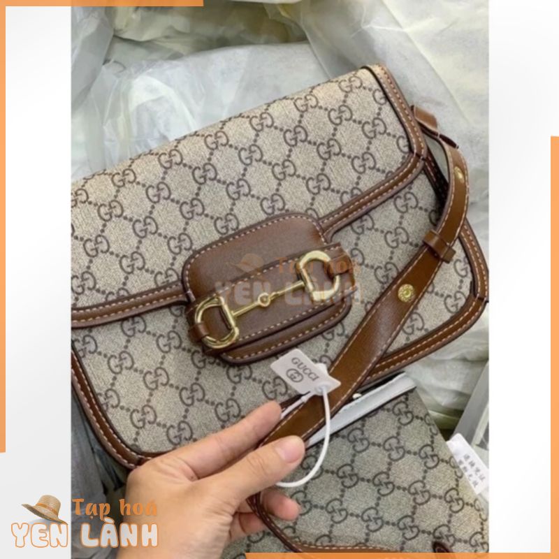 Túi xách Gucci chỉ trắng