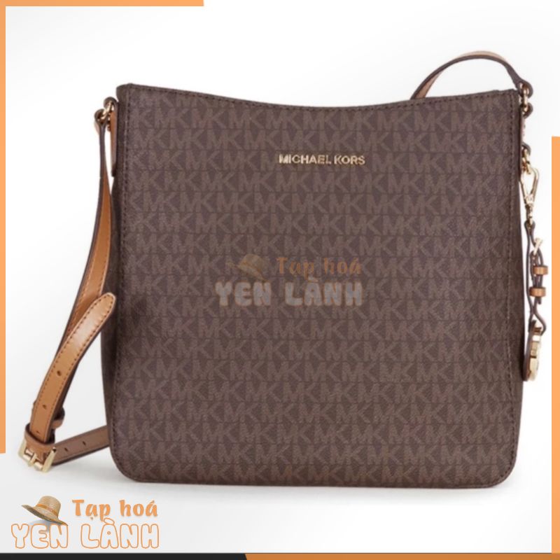 Túi đeo chéo MK , MICHAEL KORS Jet Set Travel Large Logo Messenger , chính hãng authentic mua từ Mỹ về