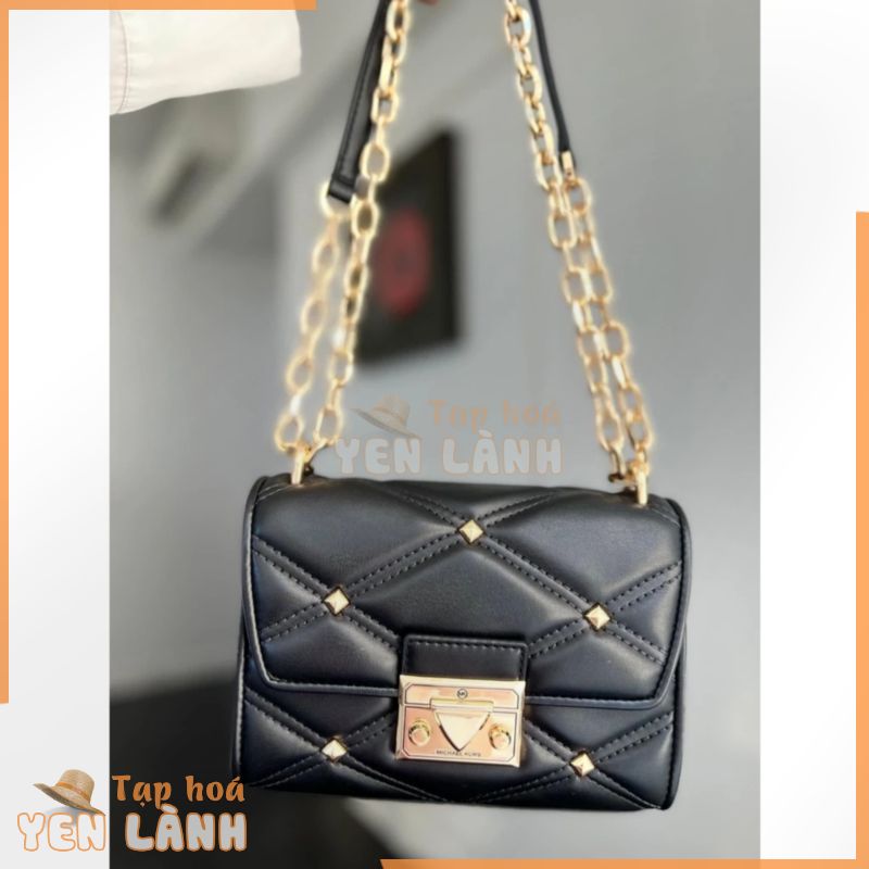 Túi xách nữ chính hãng Michael Kors Serena Small màu xanh siêu xinh– Size 20x15cm