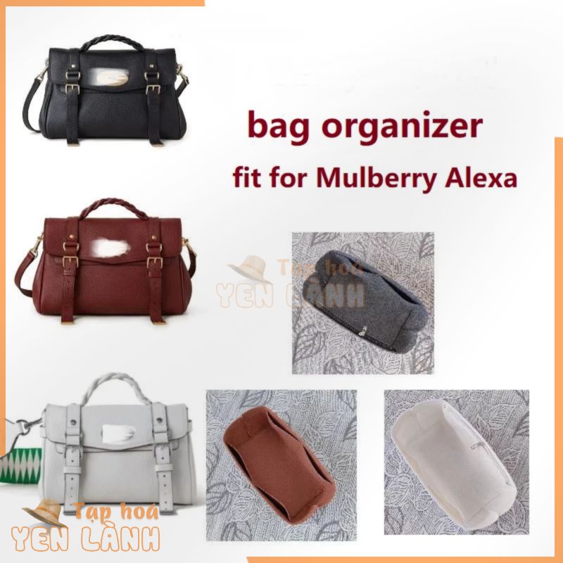 Lót túi form Mulberry Alexa bag organiser insert Túi xách Trọn gói Túi mật Gói thu thập Túi dọn dẹp