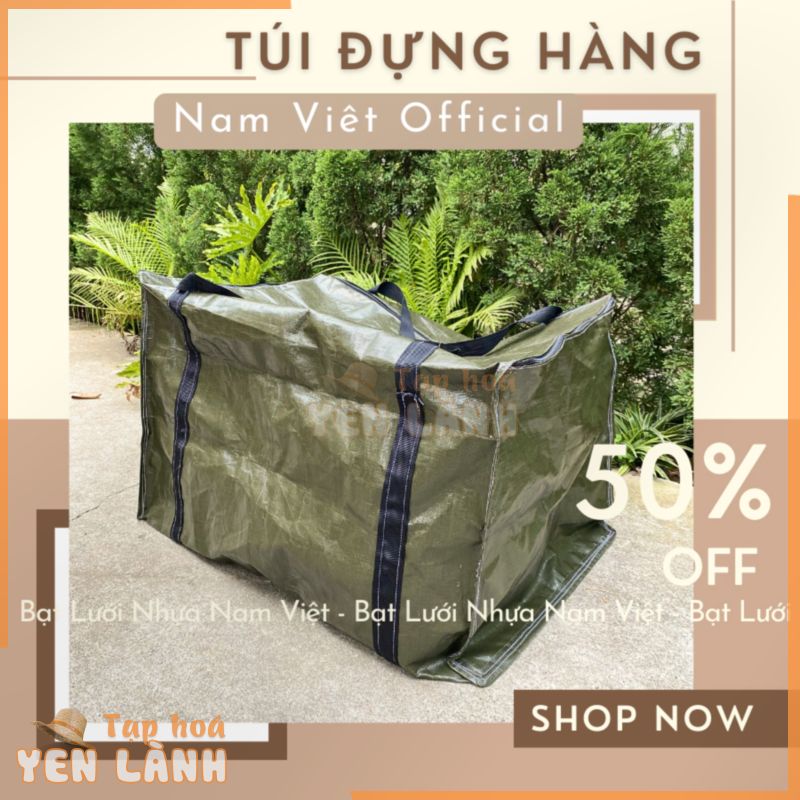 [ NEW IN ] Túi Đựng Hàng Shipper – Quai Xách Xuyên Suốt quanh túi chắc chắn – Dây khóa kéo 2 bên tiện lợi Quần Áo / Chăn