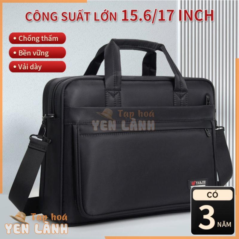 Khả năng lớn Cặp của đàn ông Vải bạt Túi xách Gói máy tính xách tay 14 Inch 15, 6 inch 16 Inch 17 Inch Gói công việc Người đàn ông kinh doanh Một túi vai Túi xách văn phòng Cặp sách Vải Oxford Tập tin Du lịch gói Vải chống