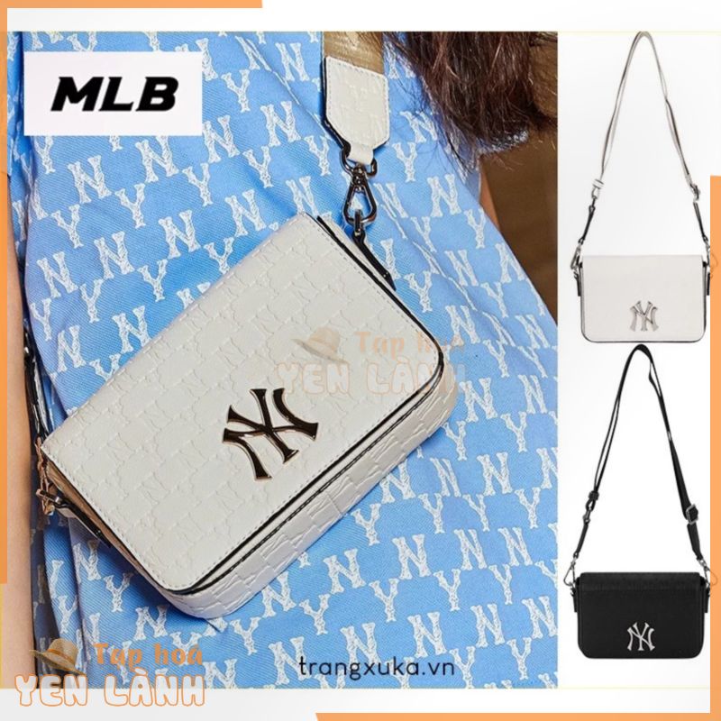 Túi xách MLB NY chuẩn chính hãng Túi xách nữ NY vuông da đẹp nhập khẩu chuẩn phong cách Hàn Quốc Order 2 tuần Trang Xuka