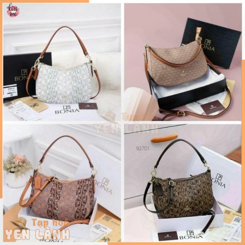 Túi XÁCH HP8 (Không BỘ) BONIA HOBO 92701 Nữ || Túi xách nữ || Túi nhập khẩu