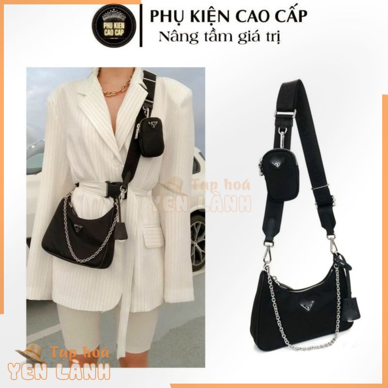 [HOT TREND] Túi xách cao cấp – Multi Pochette fullbox sang chảnh chất vải chống nước, chống xước.