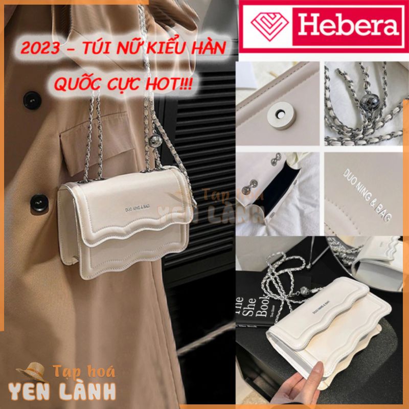 Hebera Shop – Túi xách nữ hình vuông trắng tinh khôi, phong cách thương hiệu độc đáo. Sẵn hàng, giao nhanh từ Hà Nội.