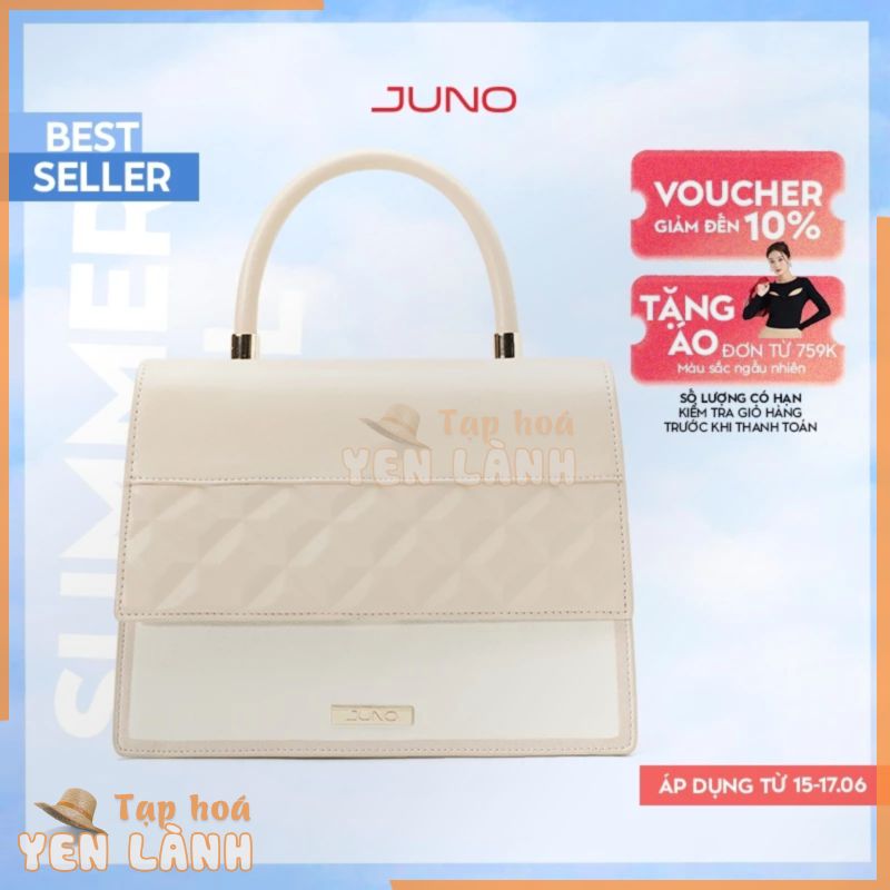 Túi Xách Trung Nữ Thời Trang JUNO Dập Hiệu Ứng Princess Diamond TXT226