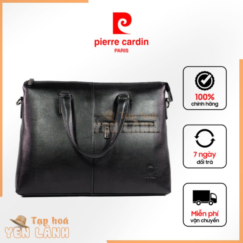 [Voucher giảm 10%] Túi xách nam Pierre Cardin x Oscar, chất liệu da thật cao cấp, có quai đeo – OCMHBL 046