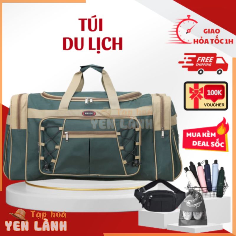 Túi du lịch cỡ lớn đựng quần áo túi trống thể thao túi xách du lịch nam nữ nhiều ngăn đựng quần áo tiện dụng HEIOU