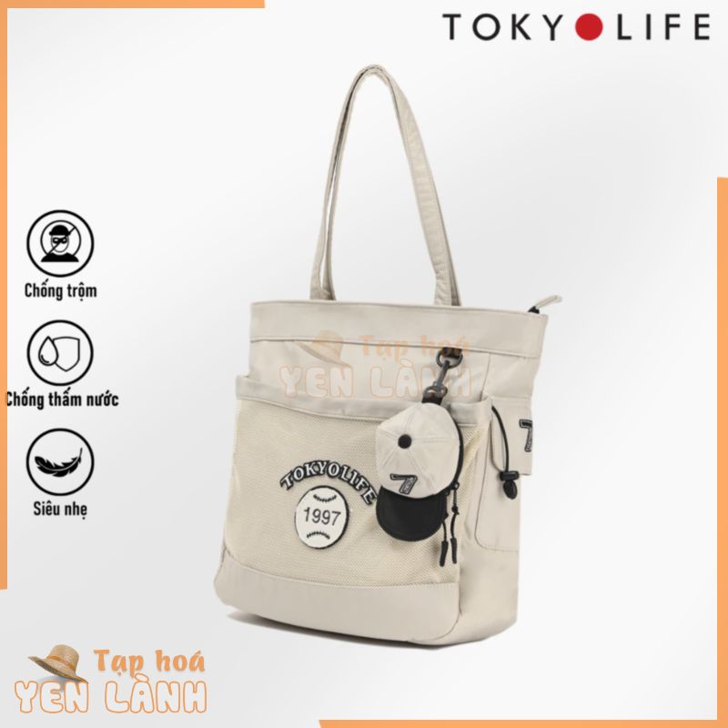 Túi xách nữ thời trang TOKYOLIFE thiết kế siêu nhẹ siêu rộng chống nước đi chơi đi làm C8BAG200M