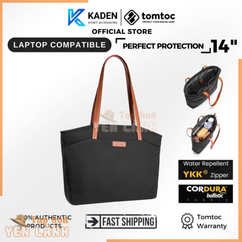 Túi xách TOMTOC Tote Handbag cho Macbook 14″ A53-Hàng Chính Hãng