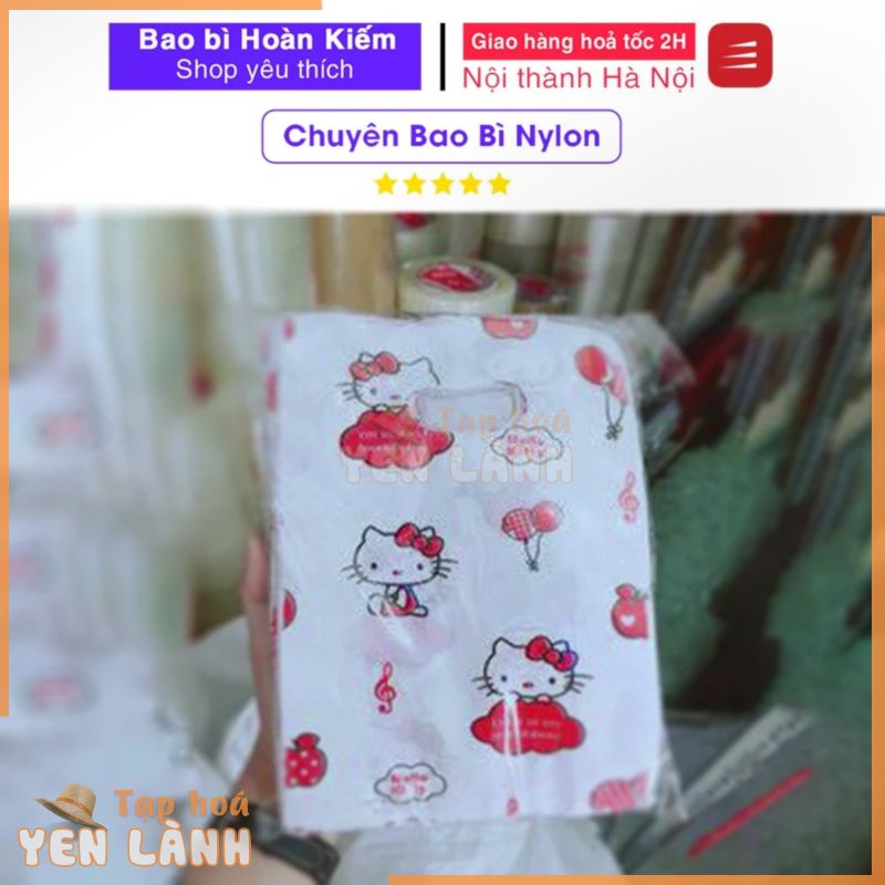 [IN TÚI CHUYÊN NGHIỆP] 1KG Túi Xốp In Hình Dễ Thương Đựng Mỹ Phẩm Quần Áo Loại 1. Túi Xốp Hột Xoài In Hình Đựng Đồ Shop