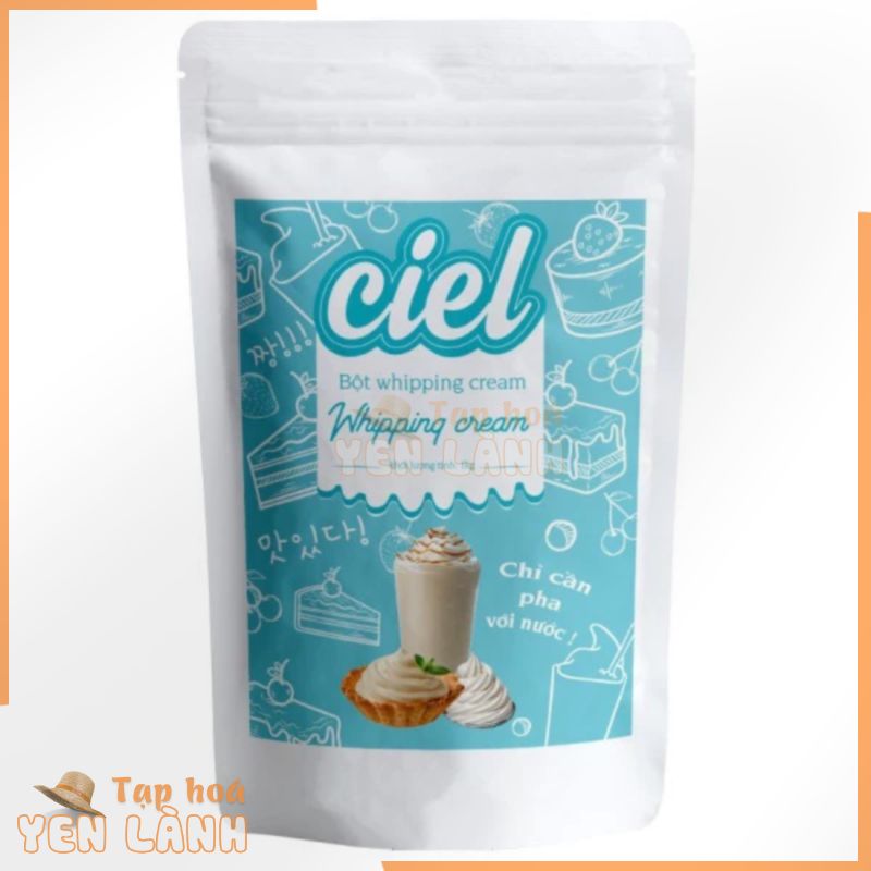 Bột Whipping Cream CIEL – túi zip đỏ 100g tách từ túi 1kg