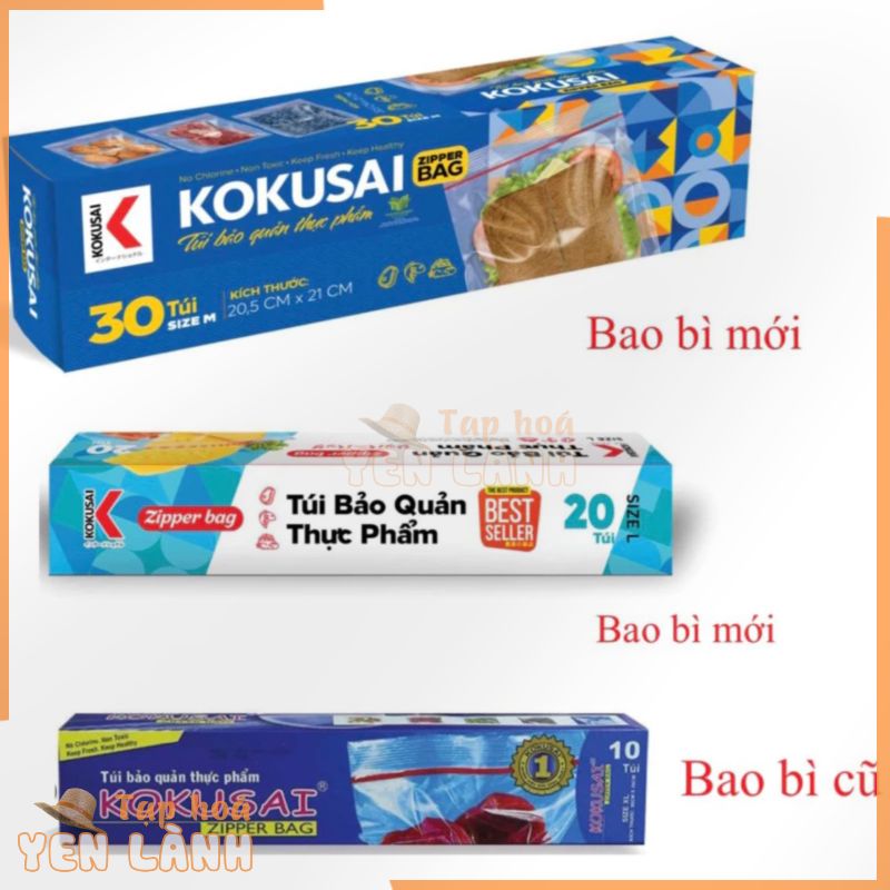 [HÌNH THẬT + BAO BÌ MỚi]❤❤ Túi zip bảo quản thực phẩm Kokusai