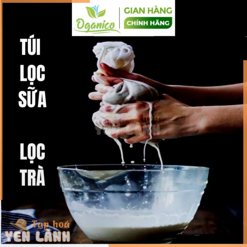 Túi lọc sữa đậu nành, sữa hạt dinh dưỡng hữu cơ, trà, cà phê, sữa chua, làm bánh các loại chất liệu vải cao cấp, bền đẹp