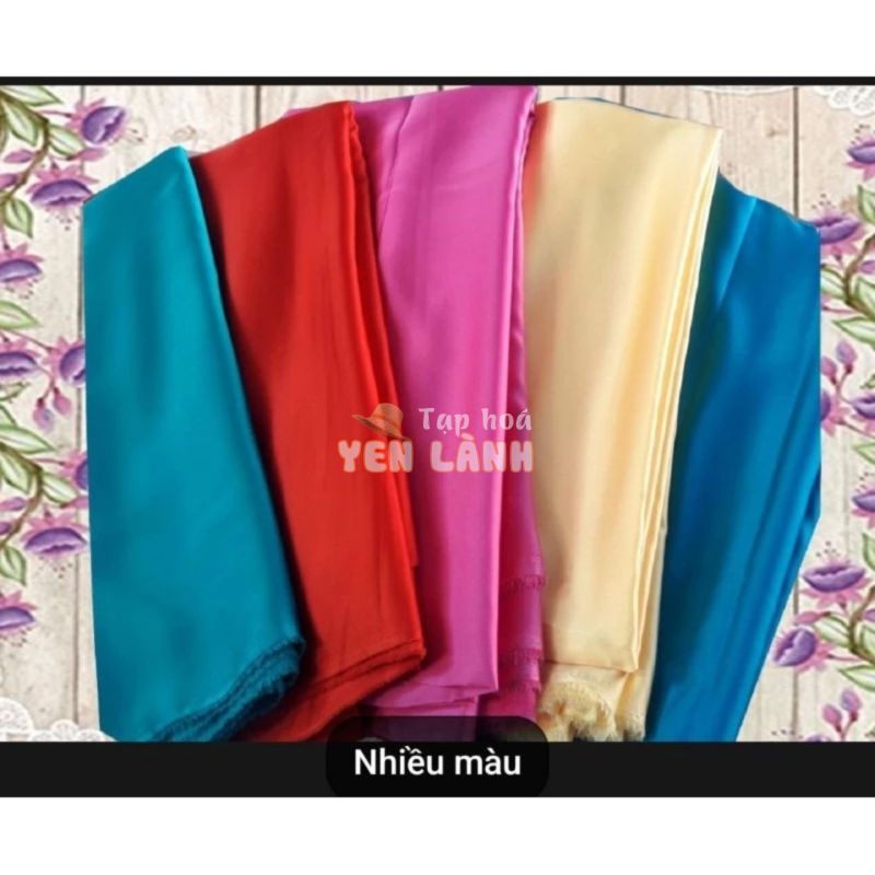 VẢI SATIN LỤA MAY ÁO DÀI, ÁO BÀ BA, ĐỒ PIJAMA, QUẦN MẶC VỚI ÁO DÀI, ÁO BÀ BA