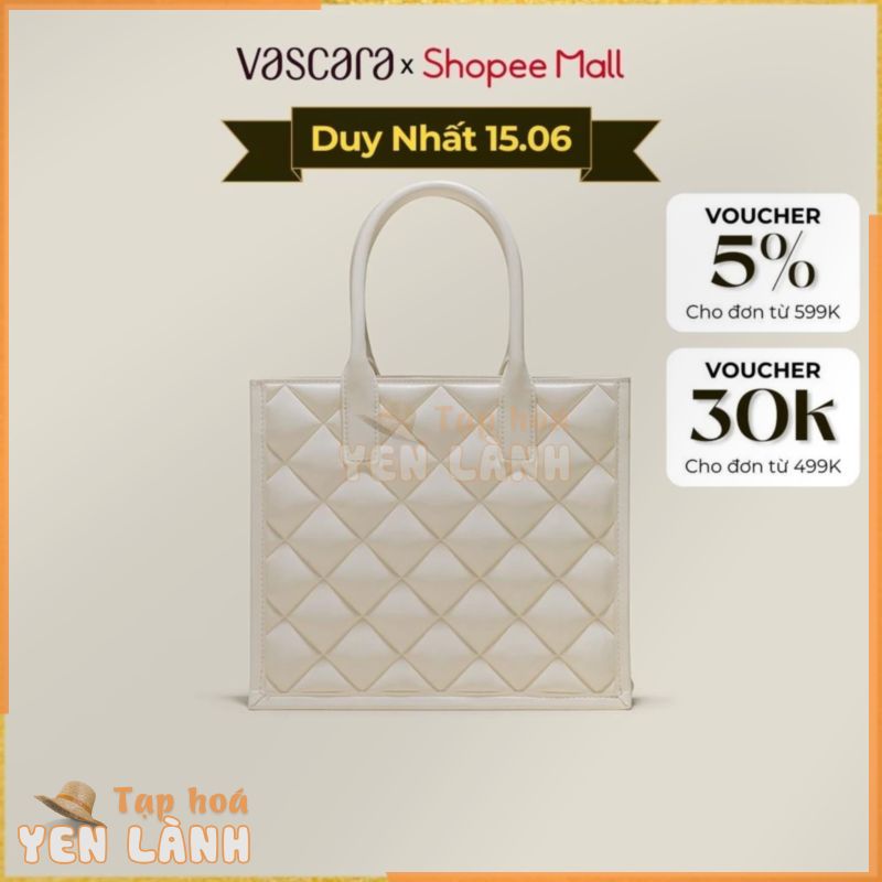 [Flash Sale 10H – 12H | 15.06] Vascara Túi Tote Cầm Tay Ép Khối Chần Bông – TOT 0136