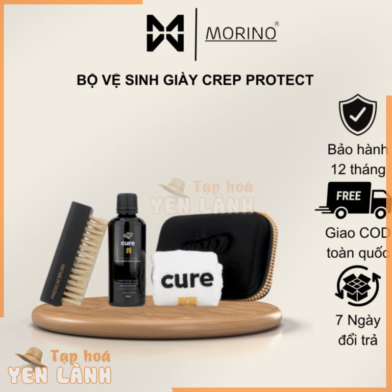 Bộ sản phẩm vệ sinh giày Crep Protect Cure dùng để vệ sinh giày thể thao, giày đá bóng, giày trắng dễ dàng tại nhà