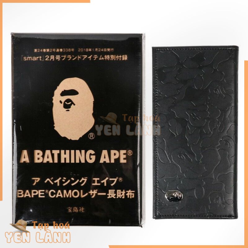 Ví Bape dài cầm tay có sẵn full box