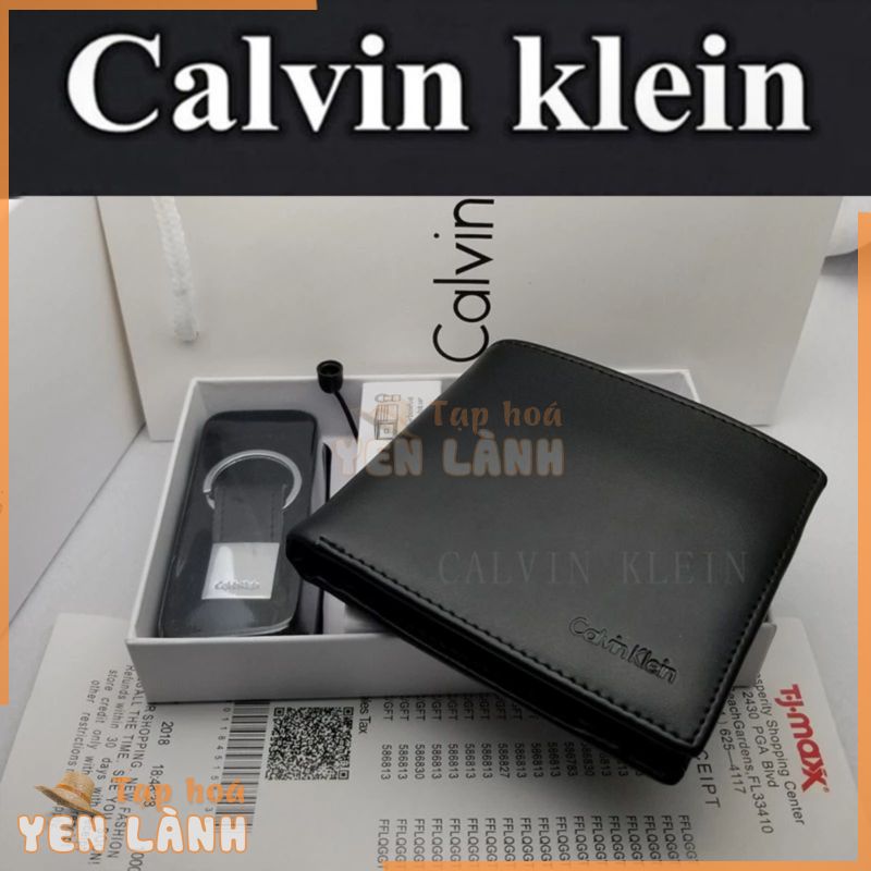 Ví nam chính hãng Calvin Klein, ví nam xu, ví da thật