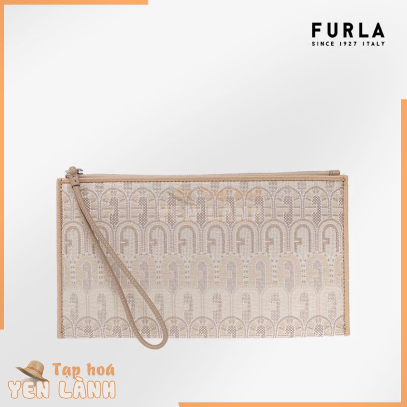 Ví Cầm Tay FURLA Opportunity S Envelope – Tessuto Jacquard Riciclato Arco Etnico Logo