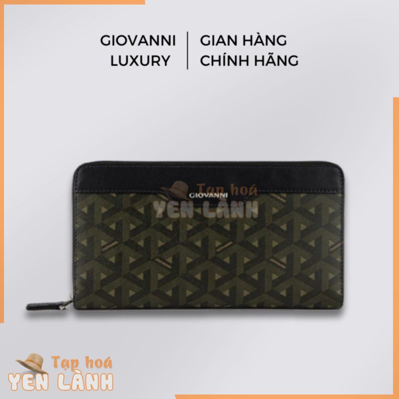 Bóp Tay Nam GIOVANNI Da Bò Dập Vân Saffiano Cao Cấp GCL0058-1