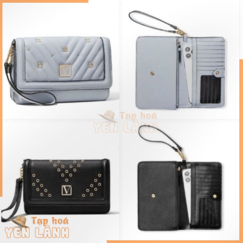 ( Auth + Ảnh Thật ) Ví Cầm Tay Victoria Tech Wristlet Mỹ.