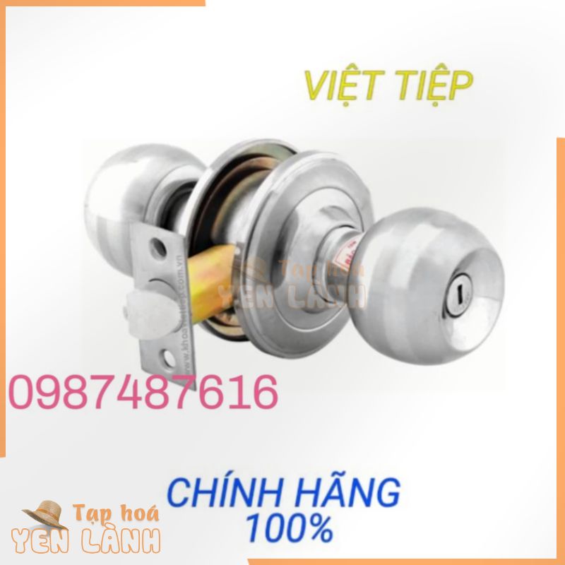 KHÓA TAY NẮM TRÒN VIỆT TIỆP 04208 KHÔNG CHÌA