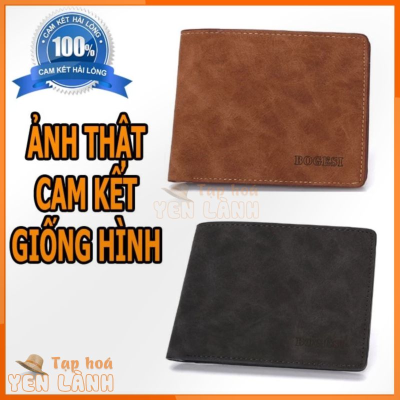 [Ảnh thật – Full box] Bóp Ví Nam Bogesi Da PU Cao cấp Chính Hãng, Sang Trọng, Phong Cách Hàn Quốc 2019.