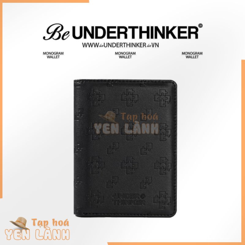 Ví Da Nam Monogram Vertical Dập Chìm Cao Cấp Chính Hãng Under Thinker