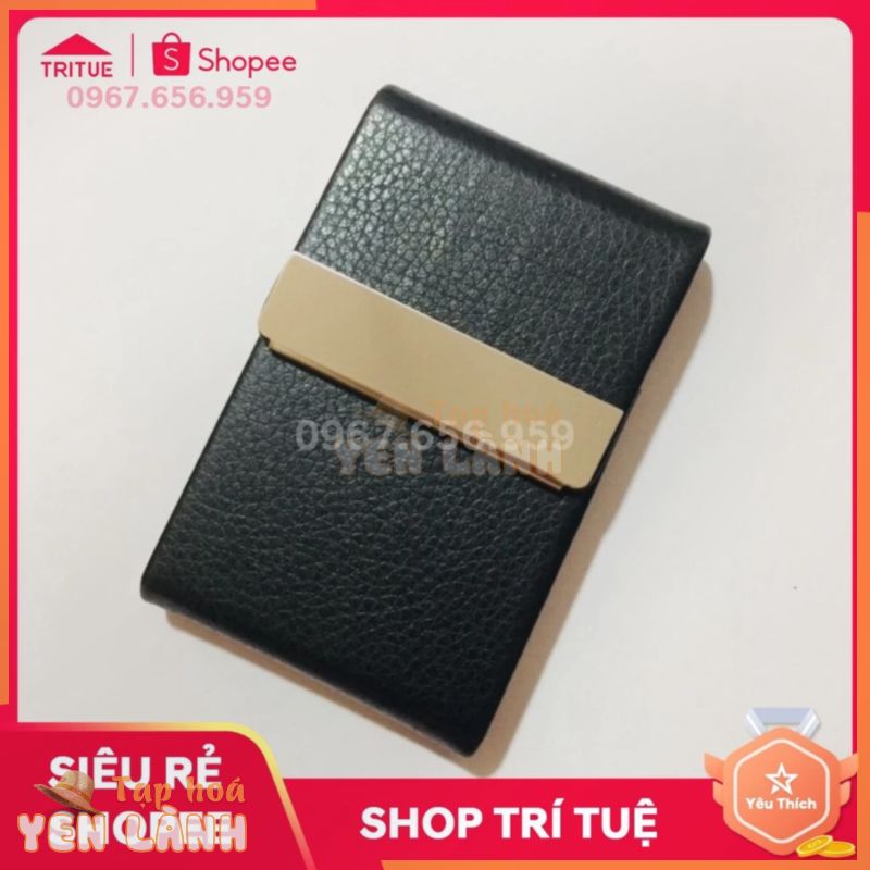 Ví đựng card visit HC13 da simili bọc thép cao cấp cho nam tại hà nội