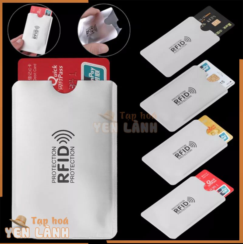 KAITIFEI Ví đựng thẻ ngân hàng giấy phép lái xe nhỏ chống từ tính RFID chống trộm tiện dụng