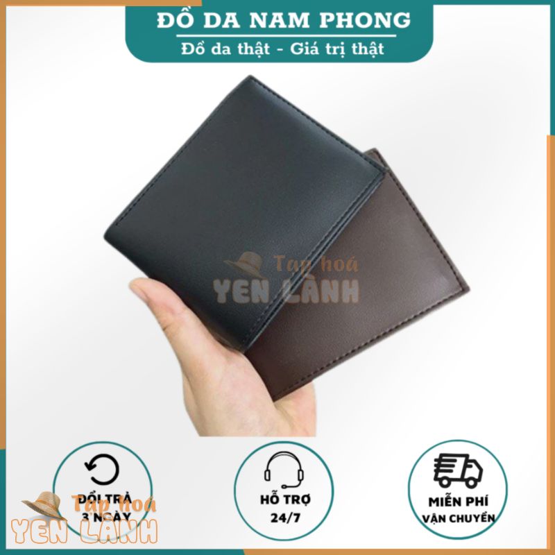 Ví ngang nam da PU cao cấp đựng tiền thẻ cmnd cũ/mới giấy tờ cá nhân NP01