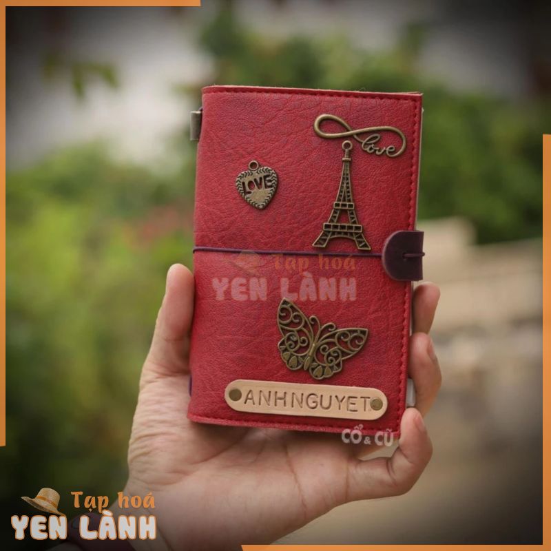 Ví đựng passport cover, sổ mini a6 cute dễ thương, ví đựng thẻ handmade đa năng all in 1 (chat để làm theo yêu cầu)