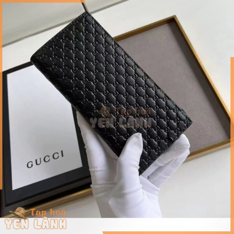 Ví Da gucci Dáng Dài Siêu Mỏng Thời Trang Cao Cấp Cho Nam Nữ