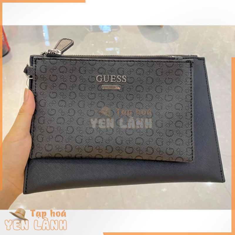 ✅Set Ví cầm tay đựng bla bla gồm 2 cái lớn&nhỏ hiệu GUESS LOS ANGELES / #1100k / Set  ✈️