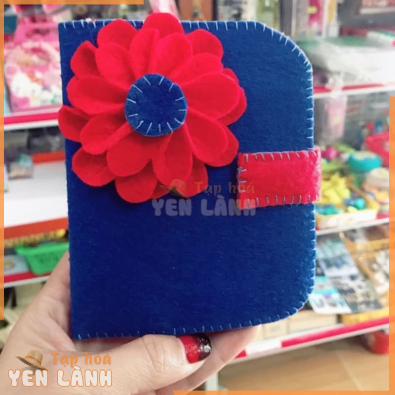 Ví tiền handmade bằng vải nỉ