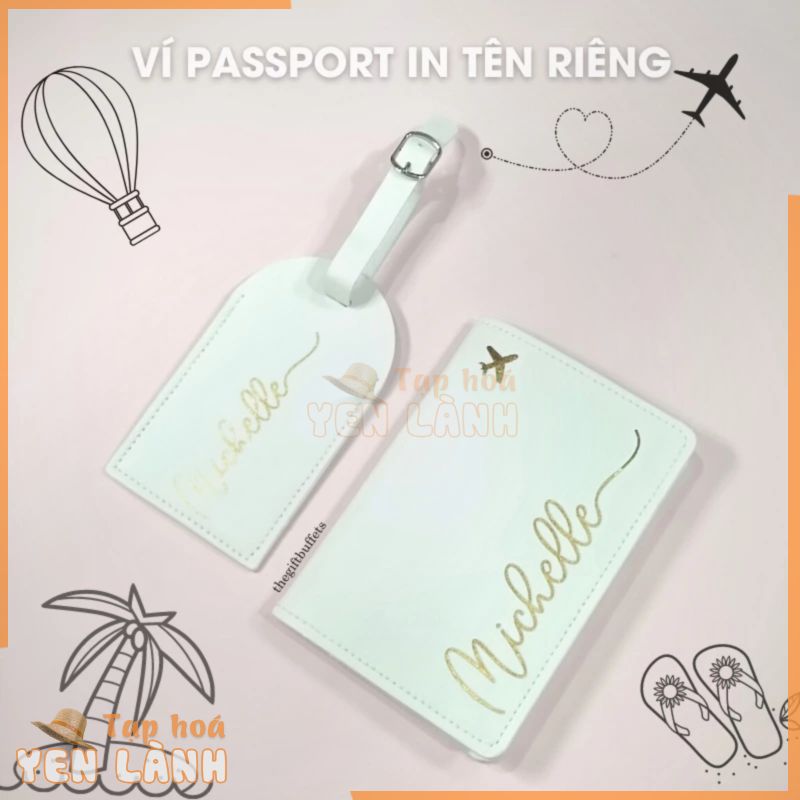 Ví Hộ Chiếu Passport Cover In Tên Theo Yêu Cầu